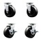 Service Caster Tool Box Caster Wheel Set 5'' Phenolic Swivel Casters, 4PK TOOL-SCC-20S520-PHR-2-TLB-2 - alternate 1